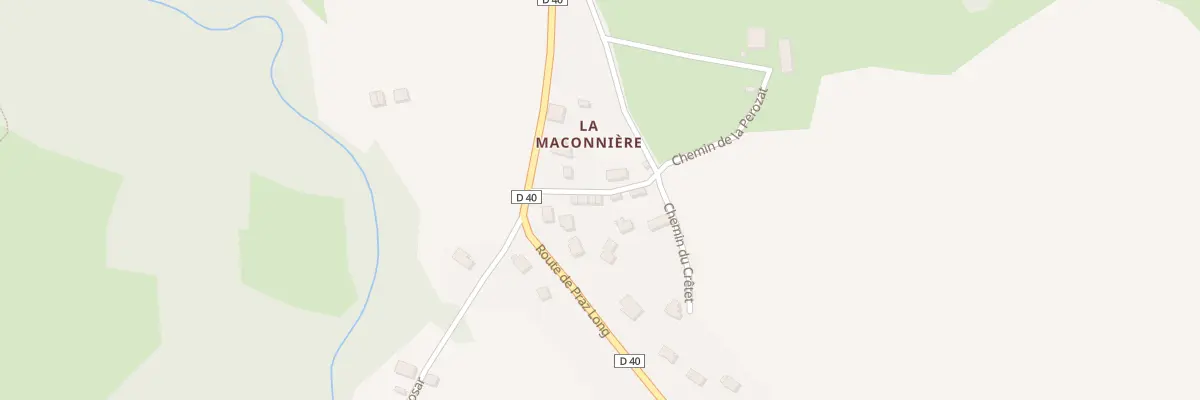 Plan du 265 Chem de la Maconnière à Gerbaix