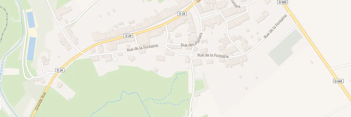 Plan du 6 Rue de la Fontaine à Mercy-le-Bas
