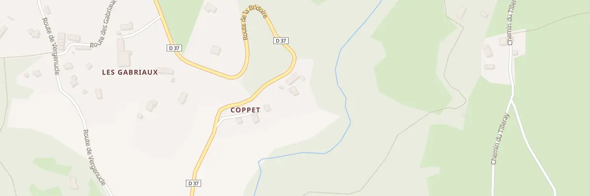 Plan du 827 Rte de la Bridoire à Dullin