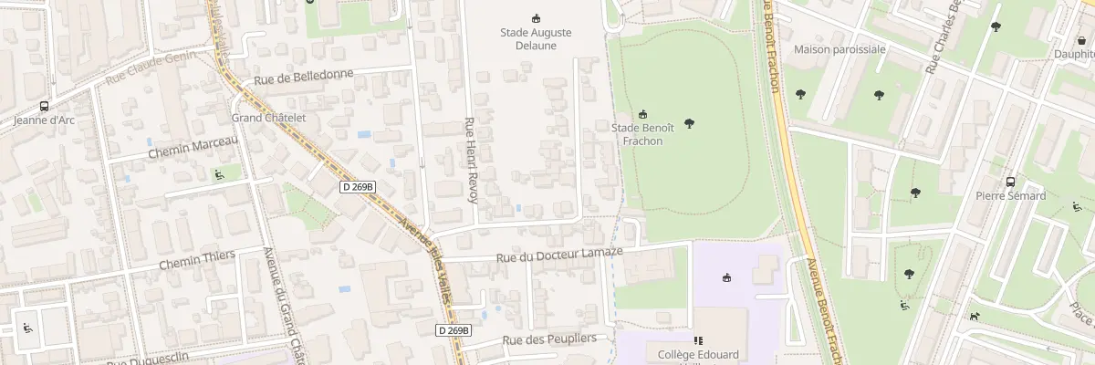Plan du 9 Rue Louise Michel à Saint-Martin-d’Hères