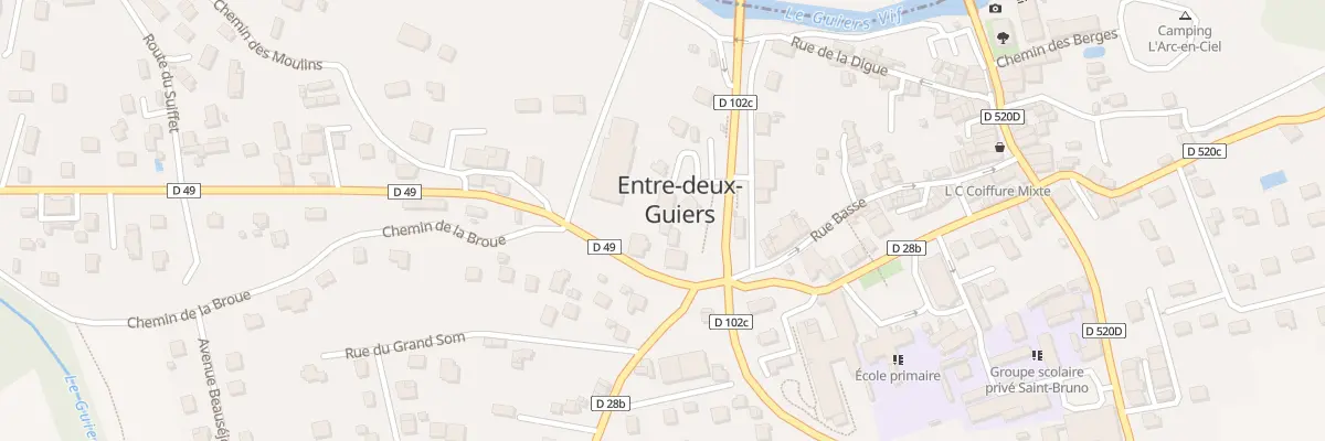 Plan du 50 Rue de Verdun à Entre-deux-Guiers