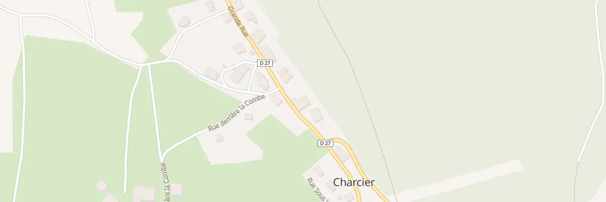 Plan du 432 Grande Rue à Charcier
