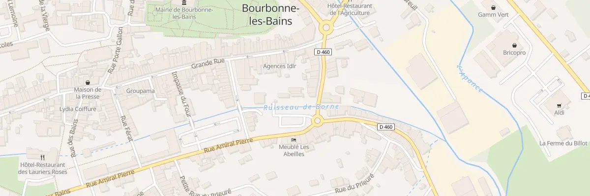 Plan du 22 Rue Daprey Blache à Bourbonne-les-Bains