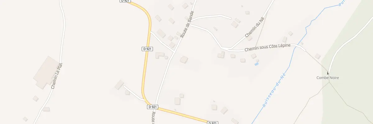 Plan du 144 Rte de Bande à Saint-Pierre-de-Genebroz