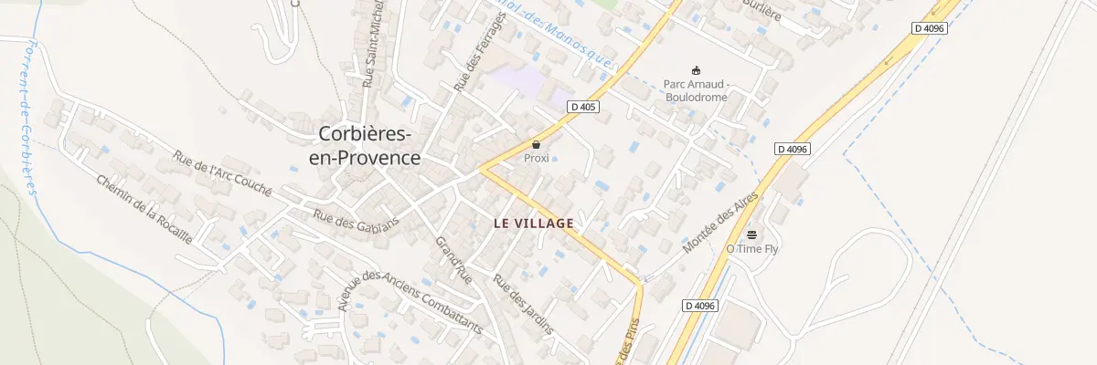 Plan du 5241 Rue des Aires à Corbières-en-Provence