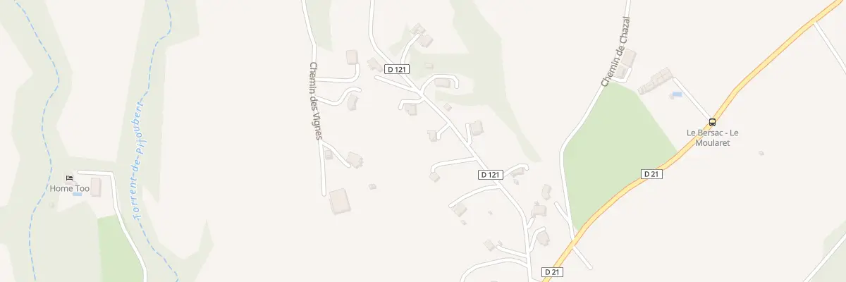Plan du 5051 L’Ubac au Bersac