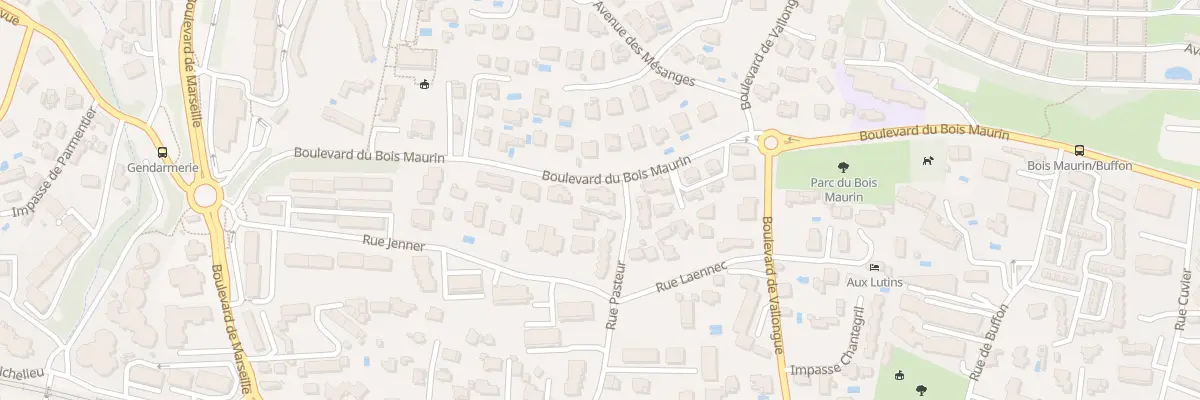 Plan du 348 Bd Bois Maurin à Bandol