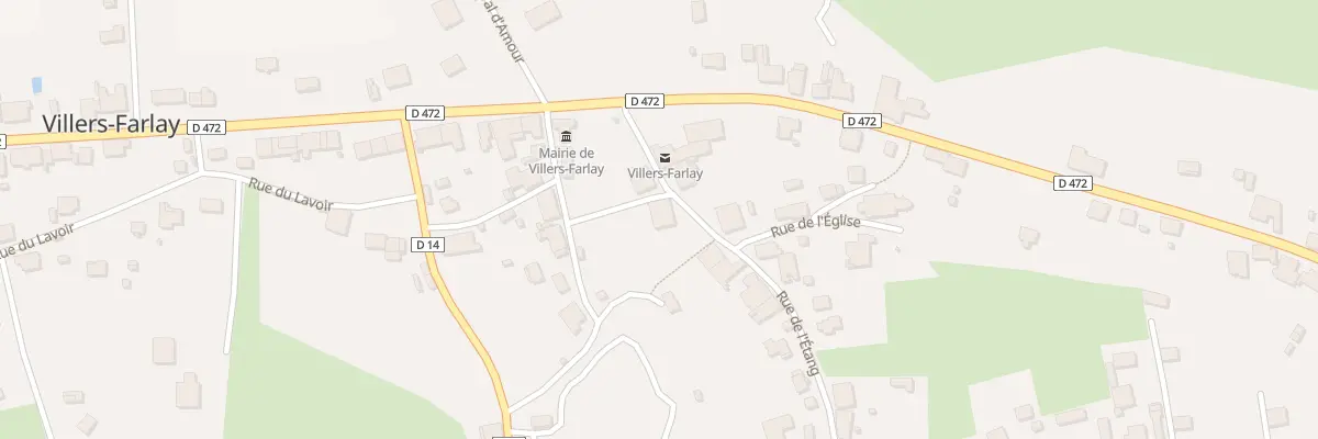 Plan du 2 Rue de l’Etang à Villers-Farlay