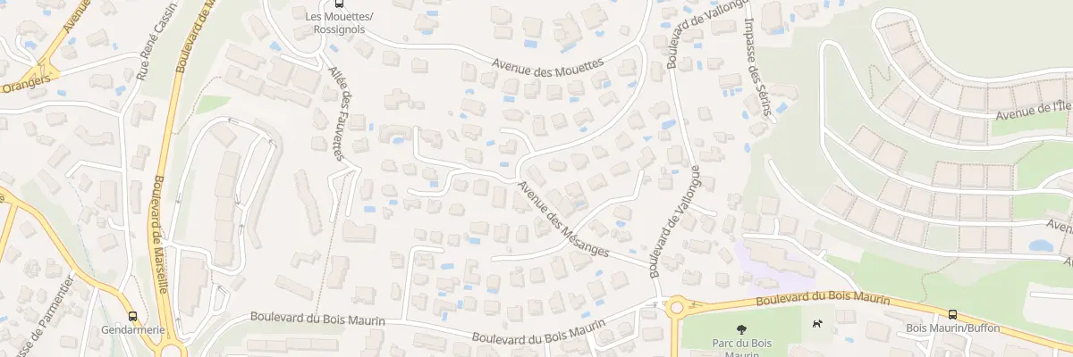 Plan du 140 Av des Mesanges à Bandol