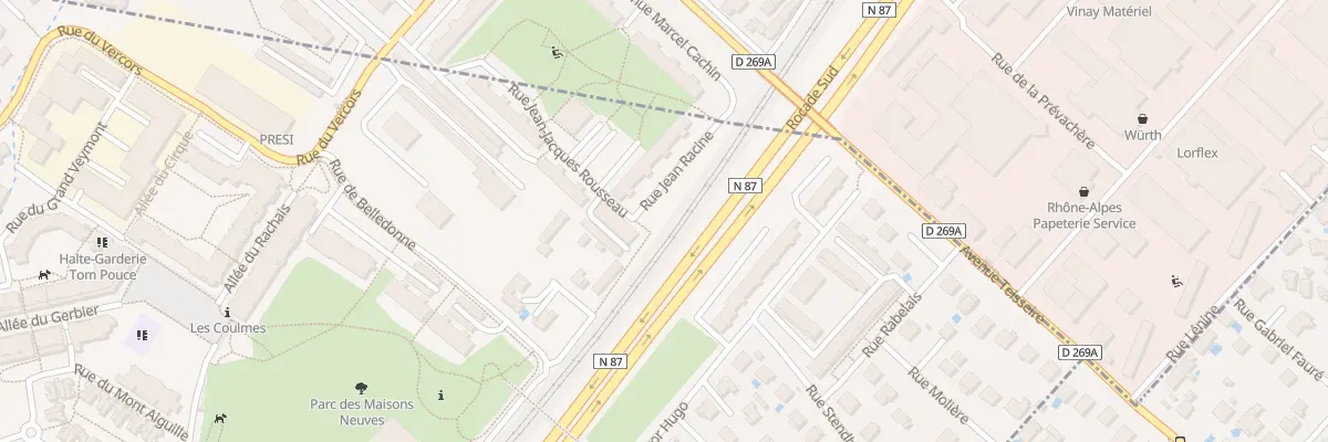 Plan du 4 Rue Victor Hugo à Eybens