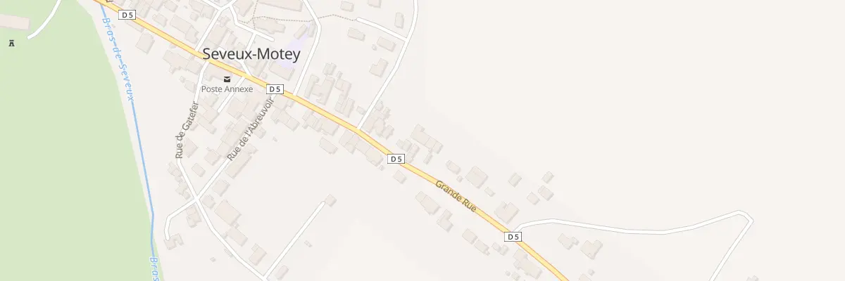 Plan du 51 Gr Grande Rue à Seveux-Motey