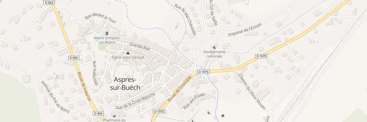 Plan du 5083 Le Village à Aspres-sur-Buëch