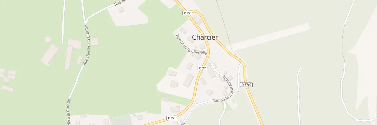 Plan du 293 Grande Rue à Charcier
