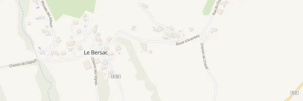Plan du 5014 Le Village au Bersac