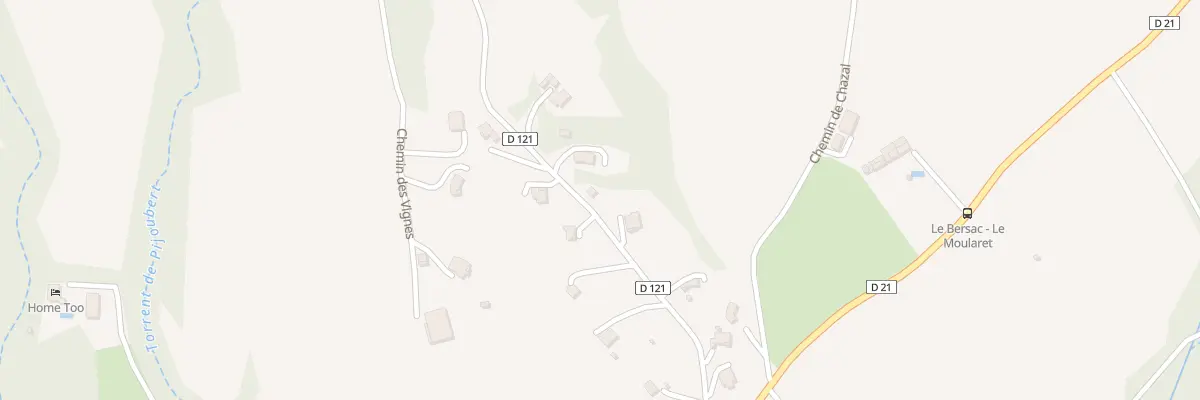 Plan du 10 Mte de la Draye au Bersac