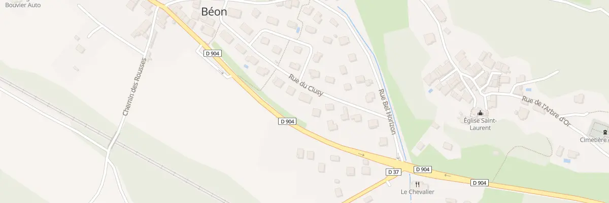 Plan du 16 Rue du Clusy à Culoz-Béon