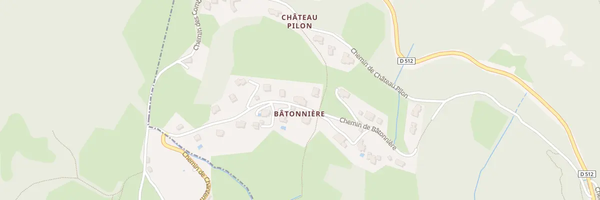 Plan du 12 Che de Batonnière à Corenc