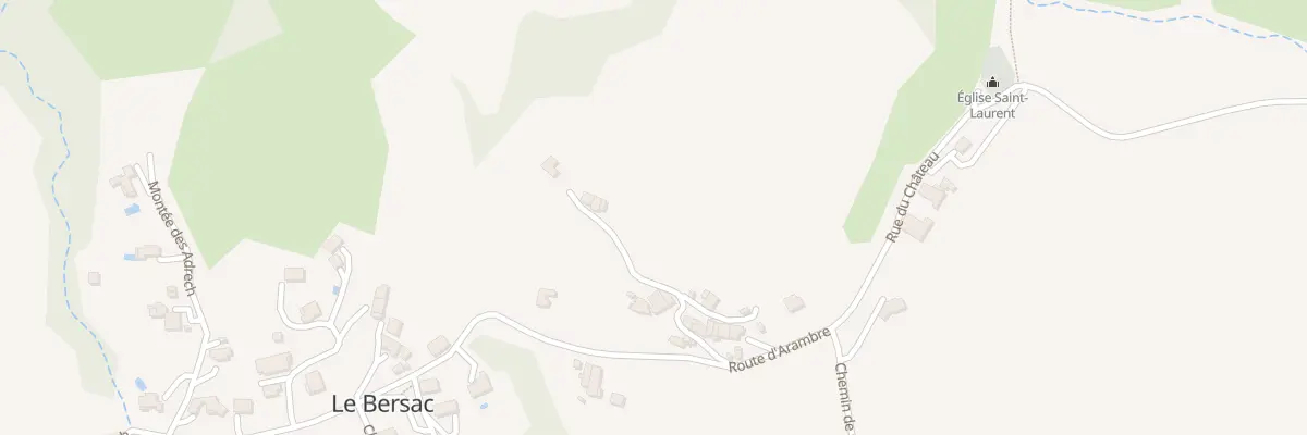 Plan du 5012 Le Village au Bersac