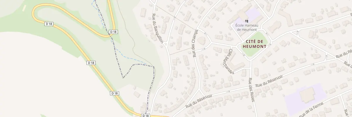 Plan du 10 Rue de la Botte Longue à Réhon