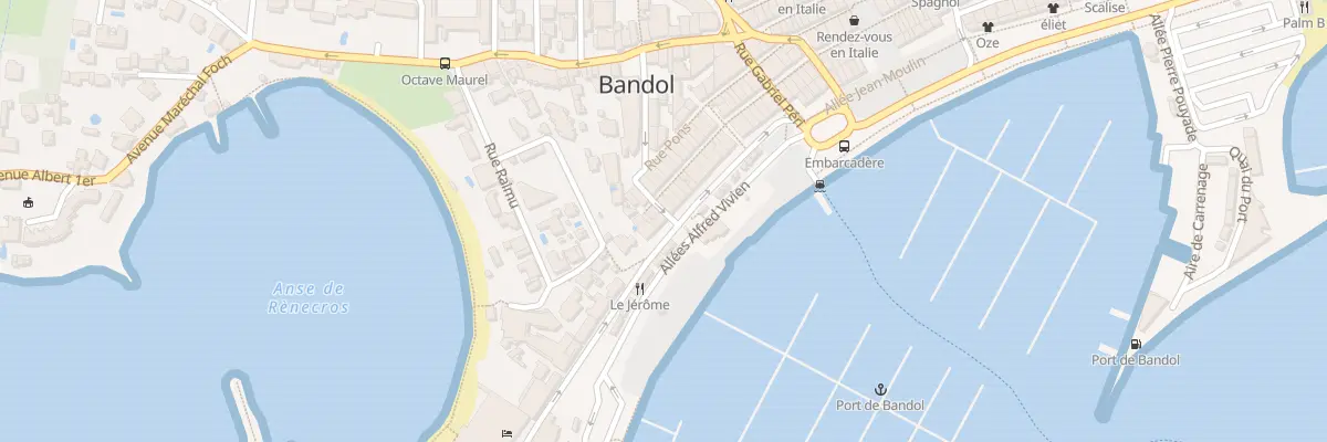Plan du 14 Bd Victor Hugo à Bandol
