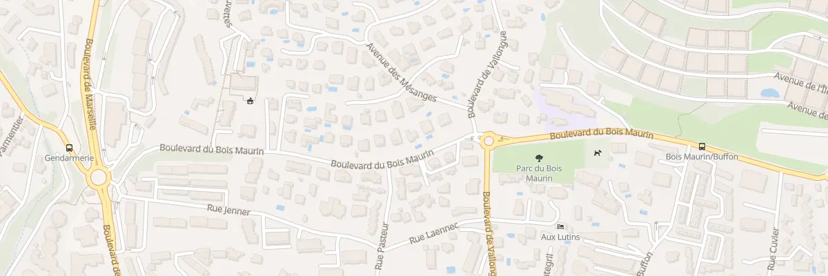 Plan du 399 Bd Bois Maurin à Bandol