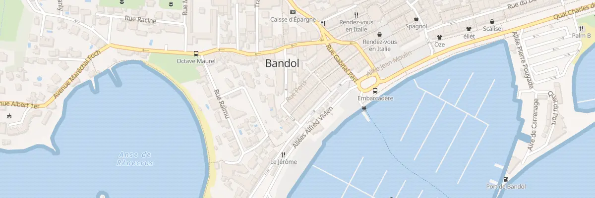 Plan du 50 Rue de la Republique à Bandol