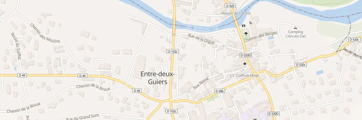 Plan du 100 Rue du 8 Mai 1945 à Entre-deux-Guiers
