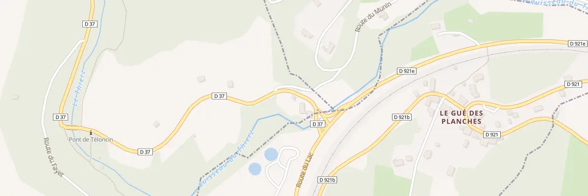Plan du 2222 Rte de la Bridoire à Dullin