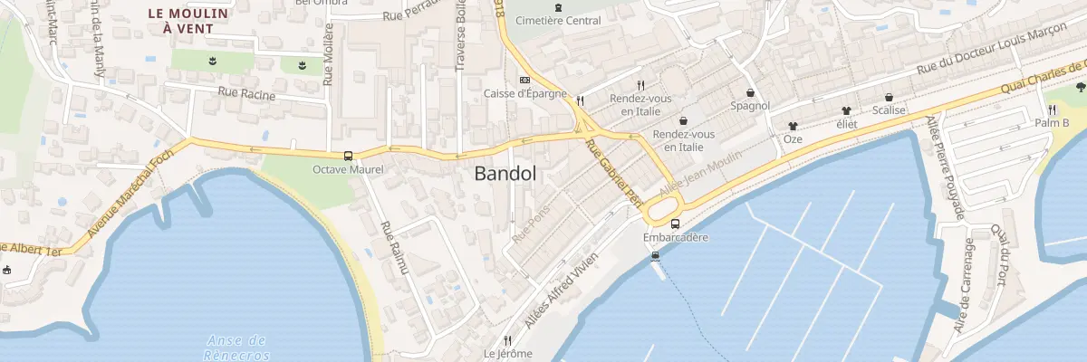 Plan du 26 Rue Pons à Bandol