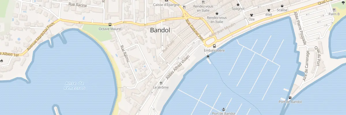 Plan du 10 Bd Victor Hugo à Bandol