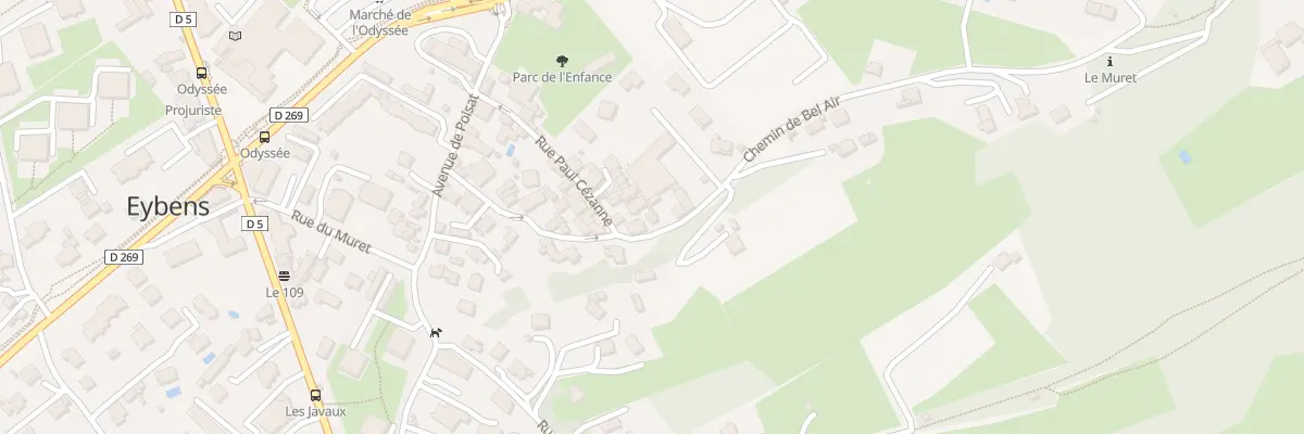 Plan du 1B Che de Bel-air à Eybens