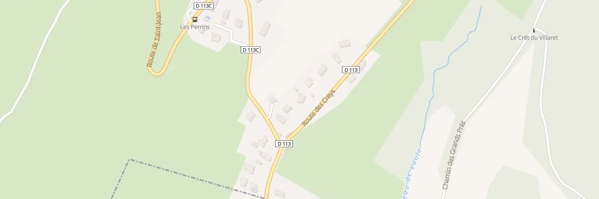 Plan du 3030 Rte des Creys à Saint-Jean-de-Vaulx