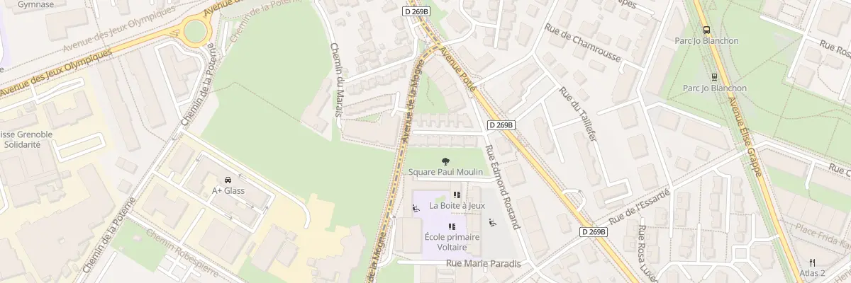 Plan du 17 Rue Roger Frison Roche à Saint-Martin-d’Hères