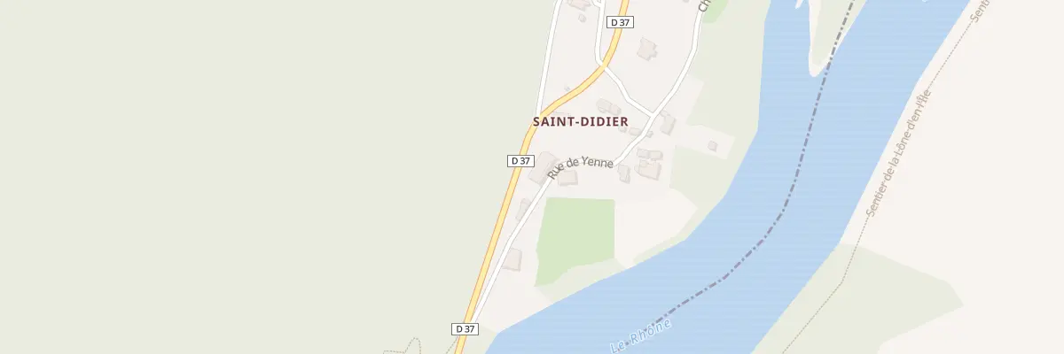 Plan du 161 Rue de Yenne à Parves et Nattages