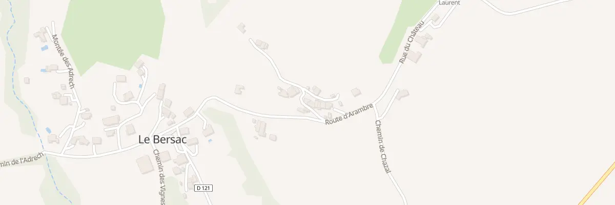 Plan du 5008 Le Village au Bersac