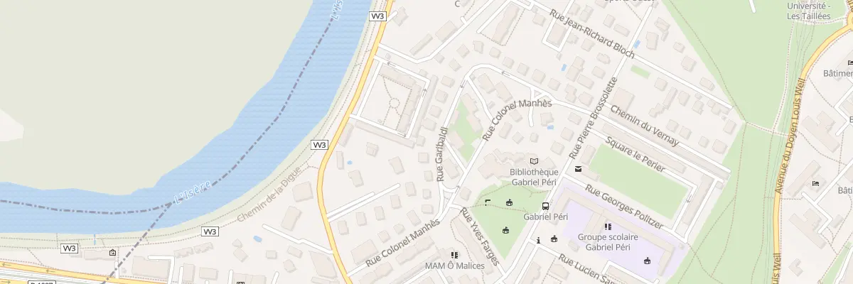 Plan du 7 Rue Garibaldi à Saint-Martin-d’Hères
