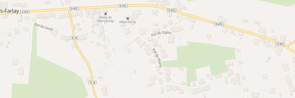Plan du 8 Rue de l’Etang à Villers-Farlay