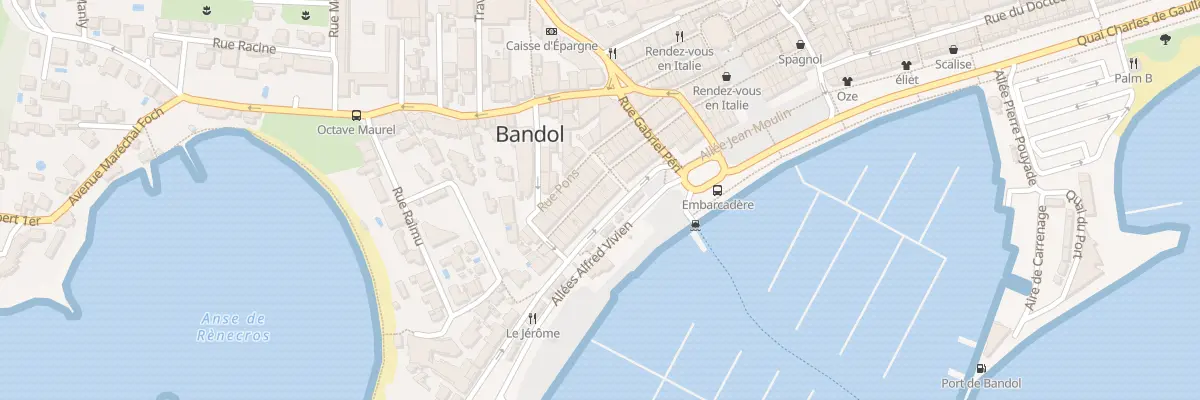 Plan du 6 Bd Victor Hugo à Bandol