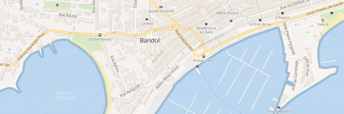 Plan du 5 Bd Victor Hugo à Bandol