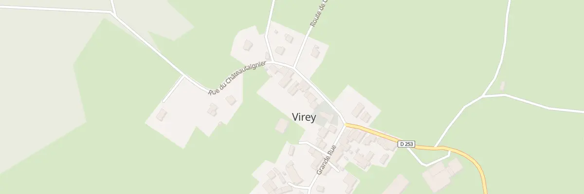 Plan du 6 Rue Grande Rue A Virey à Avrigney-Virey