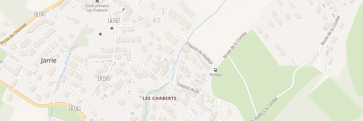 Plan du 96 Rue de la Pierre du Perron à Jarrie