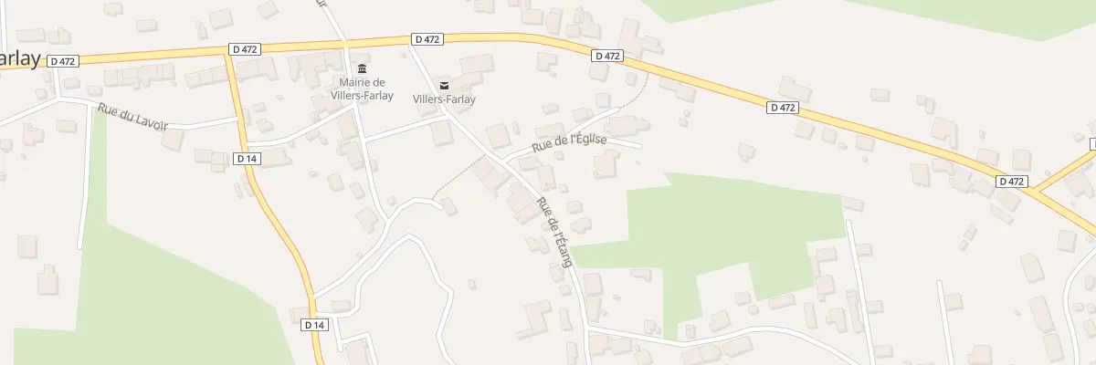 Plan du 7 Rue de l’Etang à Villers-Farlay