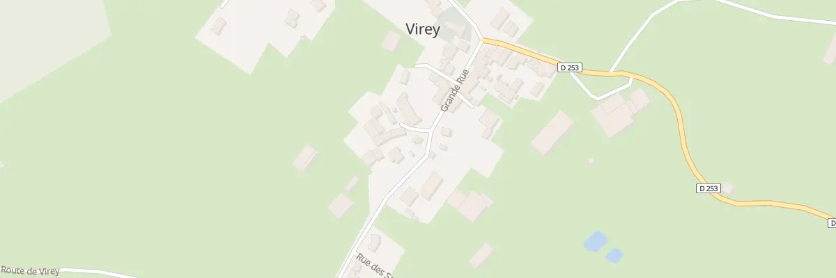 Plan du 12 Rue Grande Rue A Virey à Avrigney-Virey