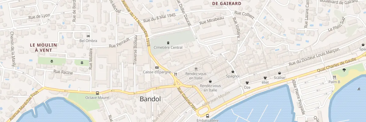 Plan du 1 Rue Puits du Charron à Bandol