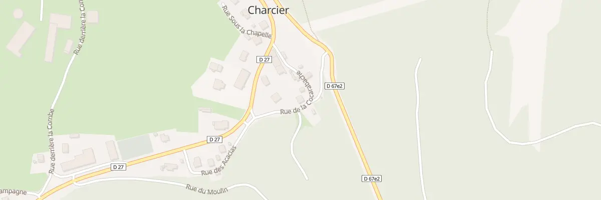 Plan du 99 Rue de la Cocarabache à Charcier