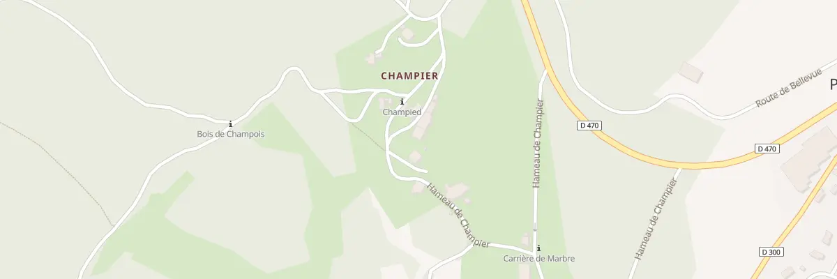 Plan du 5 Ham de Champier à Lavans-lès-Saint-Claude