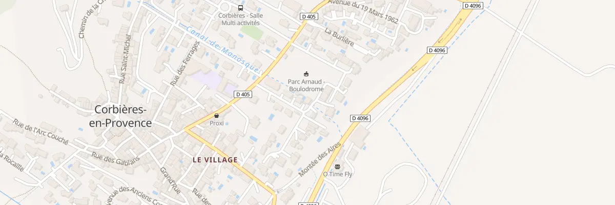 Plan du 5248 Rue Burlière à Corbières-en-Provence