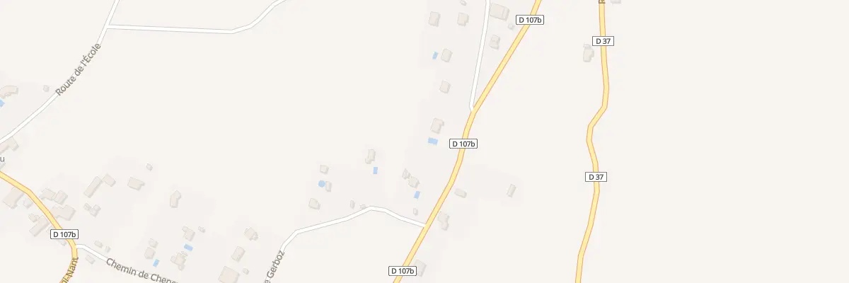 Plan du 334 Rte En Chemi Nant à Parves et Nattages