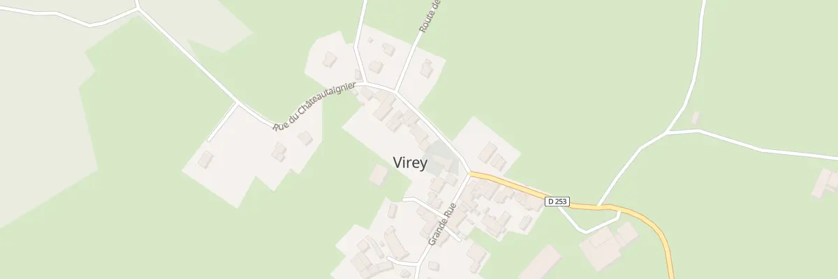 Plan du 6T Rue Grande Rue A Virey à Avrigney-Virey