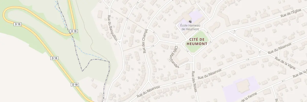 Plan du 25 Rue des Champs à Réhon